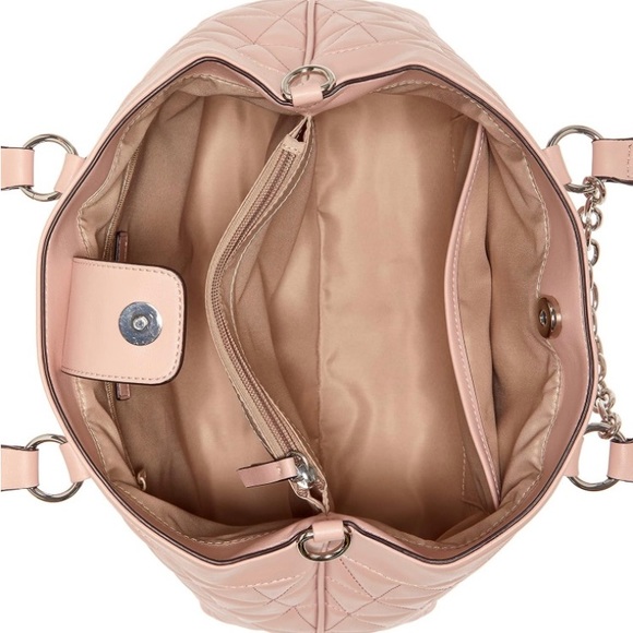 NINE WEST. NWT. Judilee Satchel. Light pastel pink. Zippered pocket inte… - Picture 3 of 5